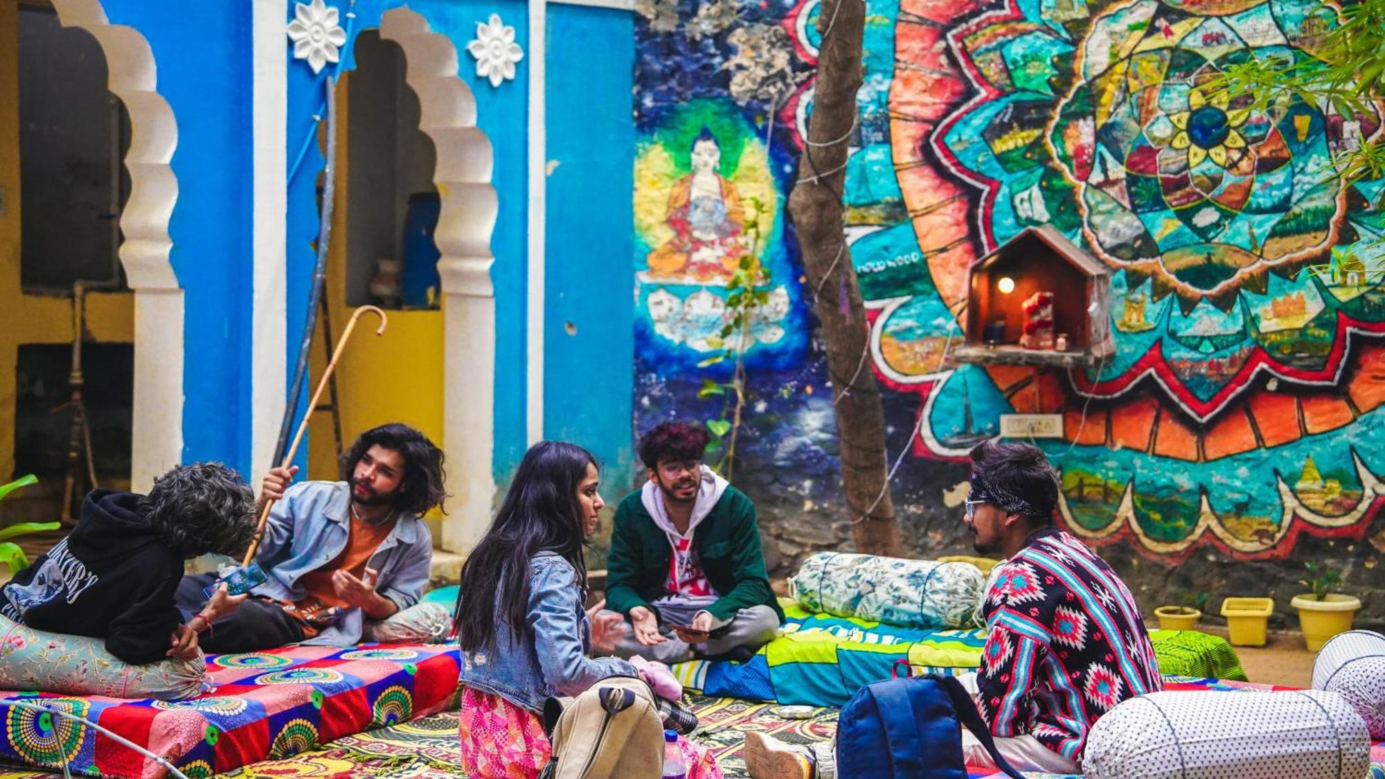 Hide-In Pushkar Hostel Exterior foto
